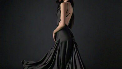 La Lune Low Back Halter Dress