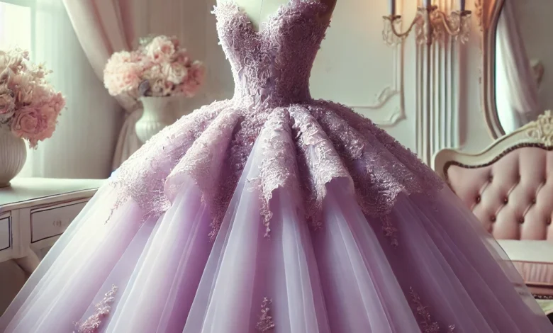lavender quncie dress